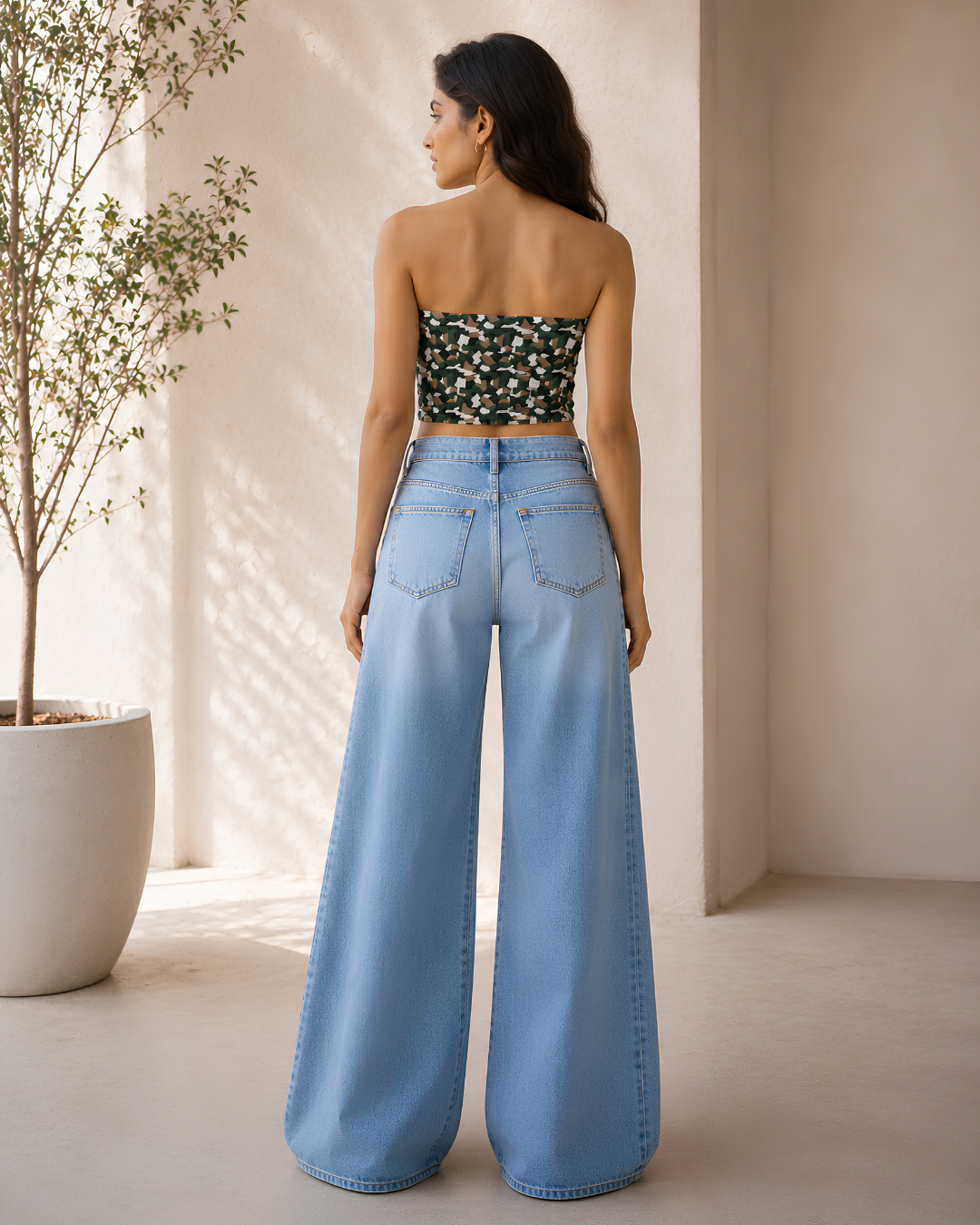 Women's Nature Camo Tube Top