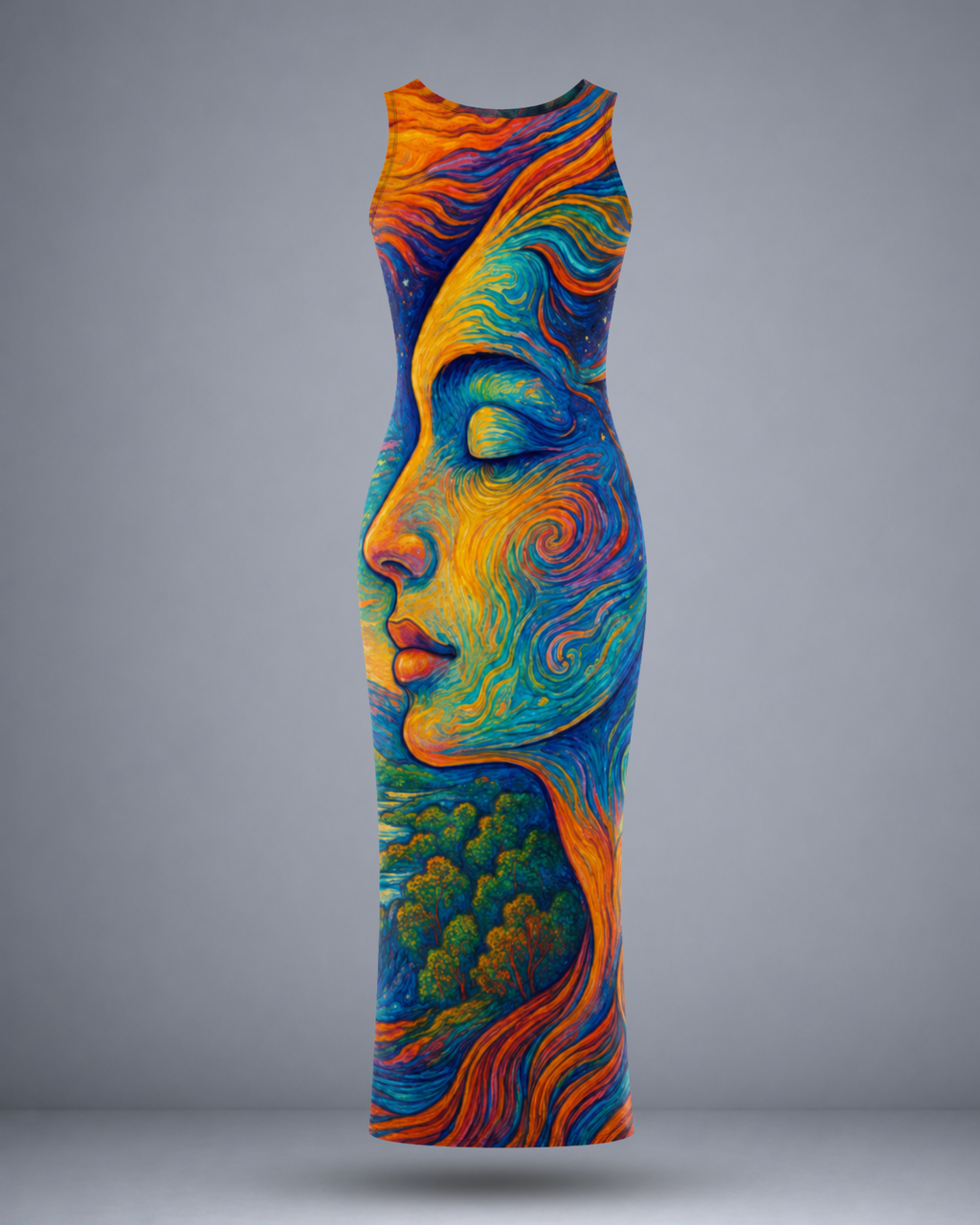 Women's Nature God Bodycon Dress