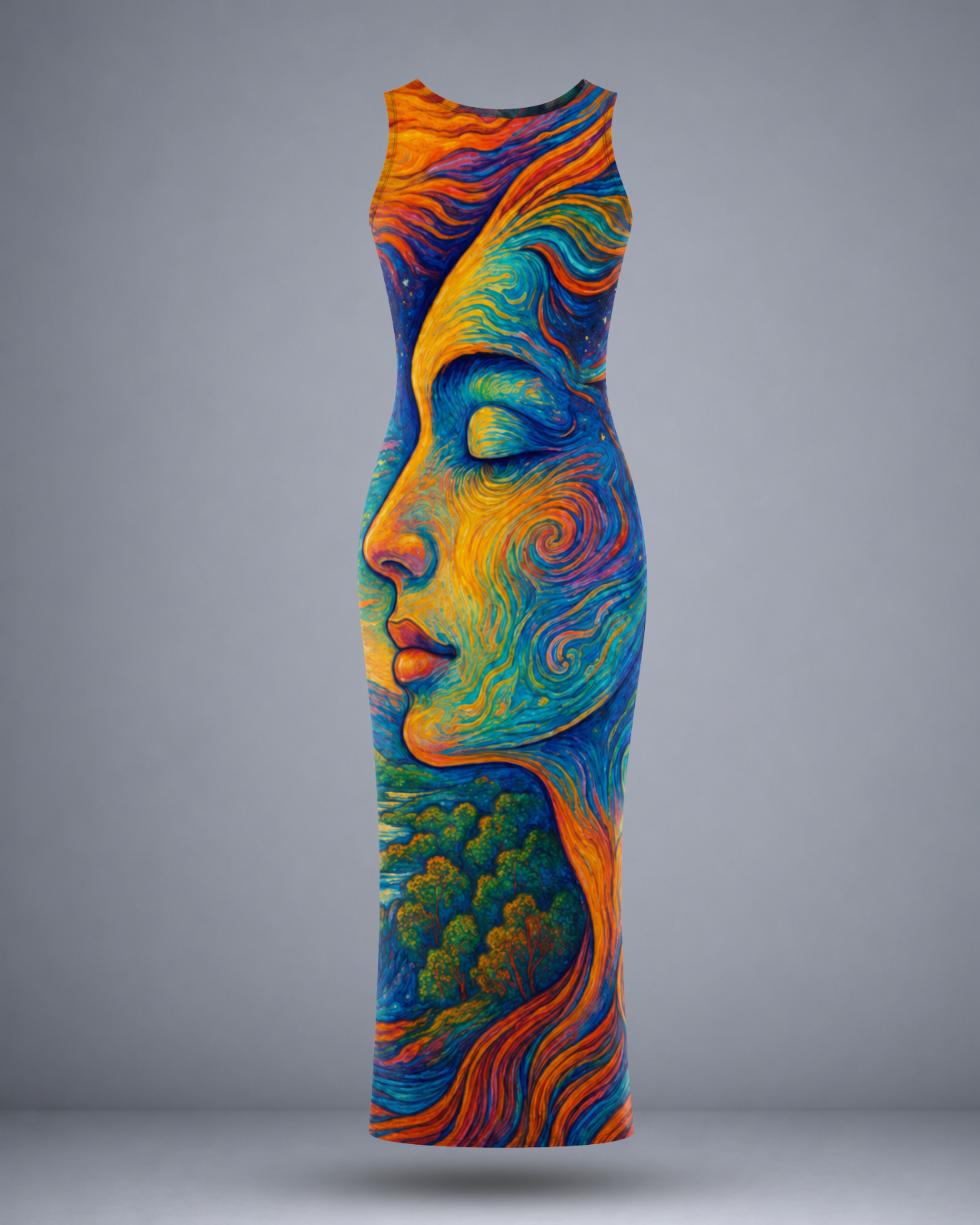 Women's Nature God Bodycon Dress