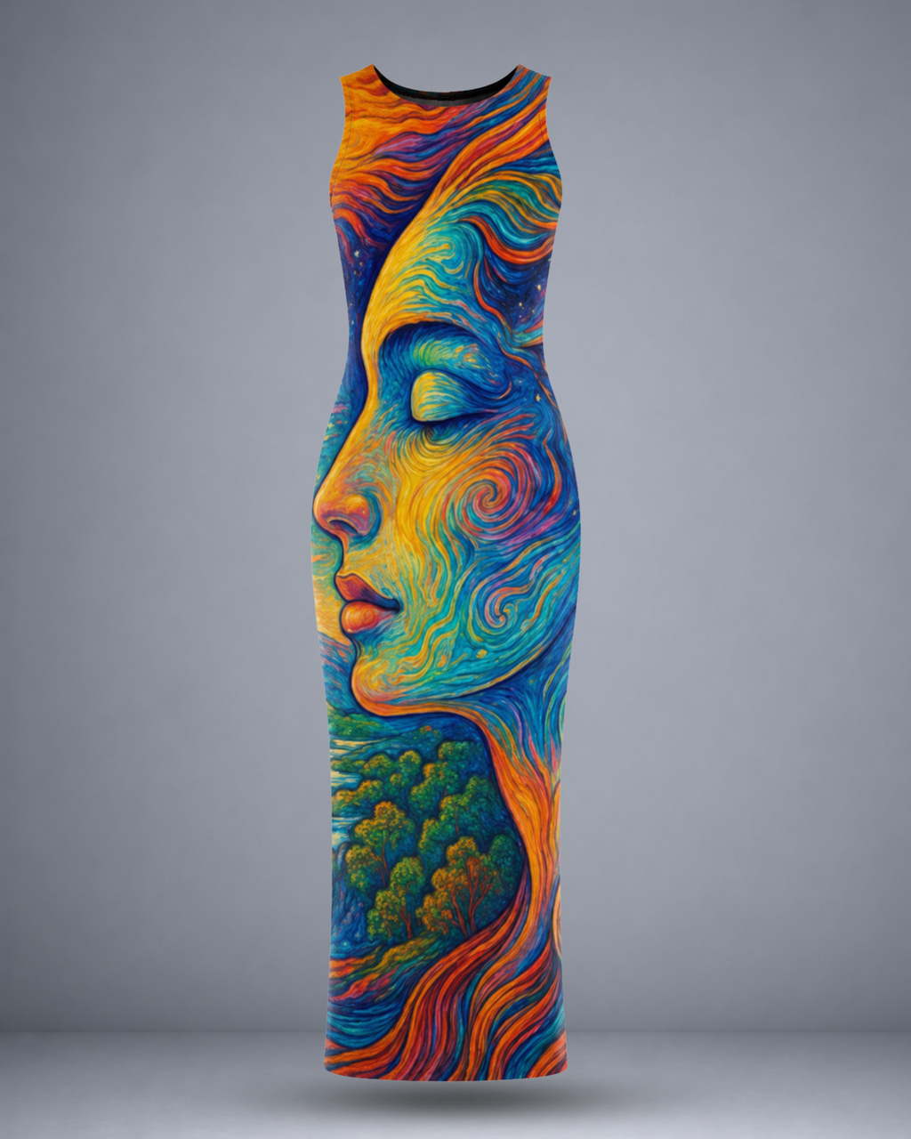 Women's Nature God Bodycon Dress
