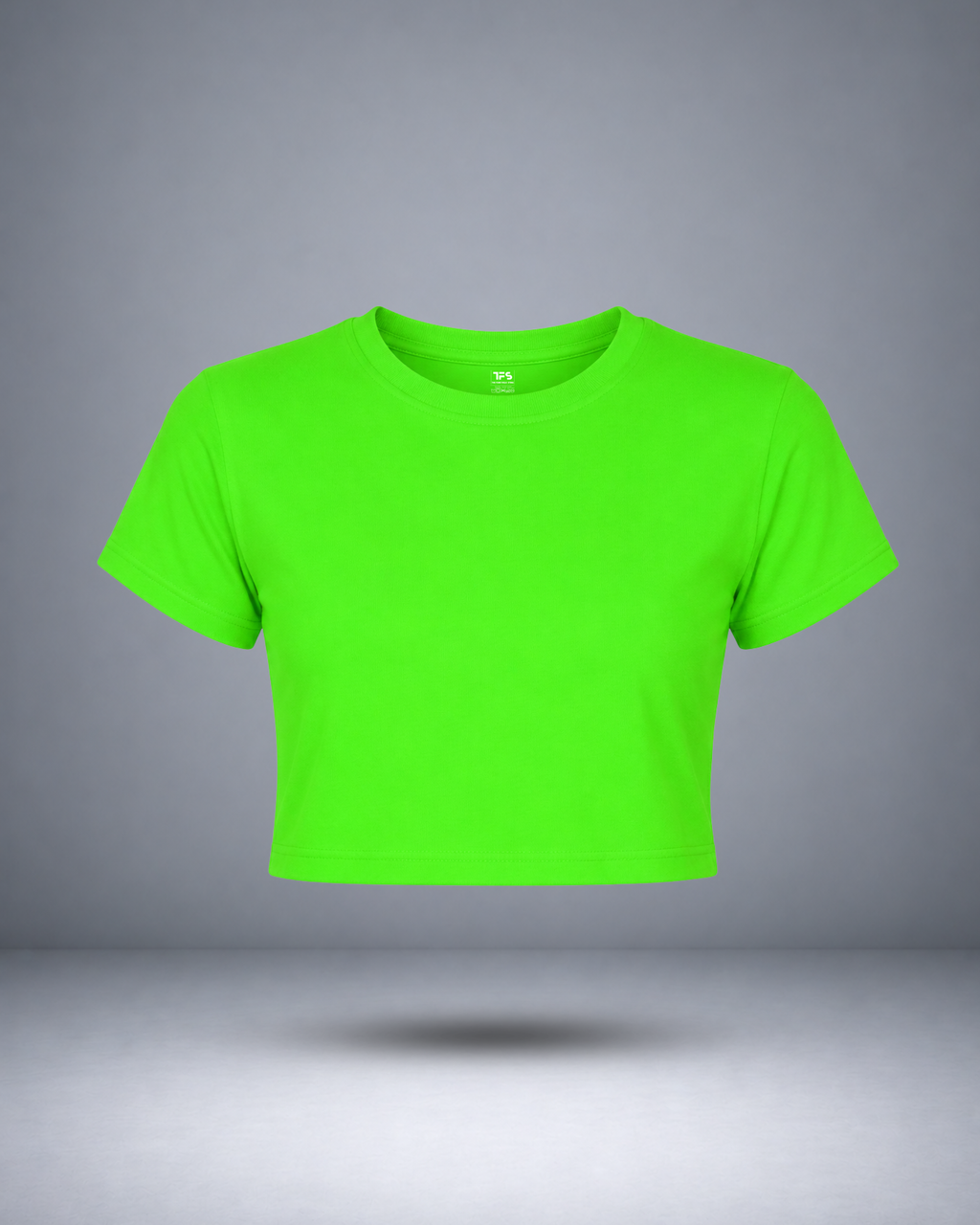 Women's Neon Green Crop Top