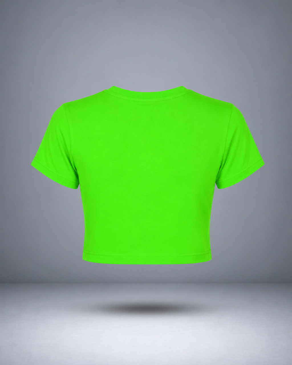 Women's Neon Green Crop Top