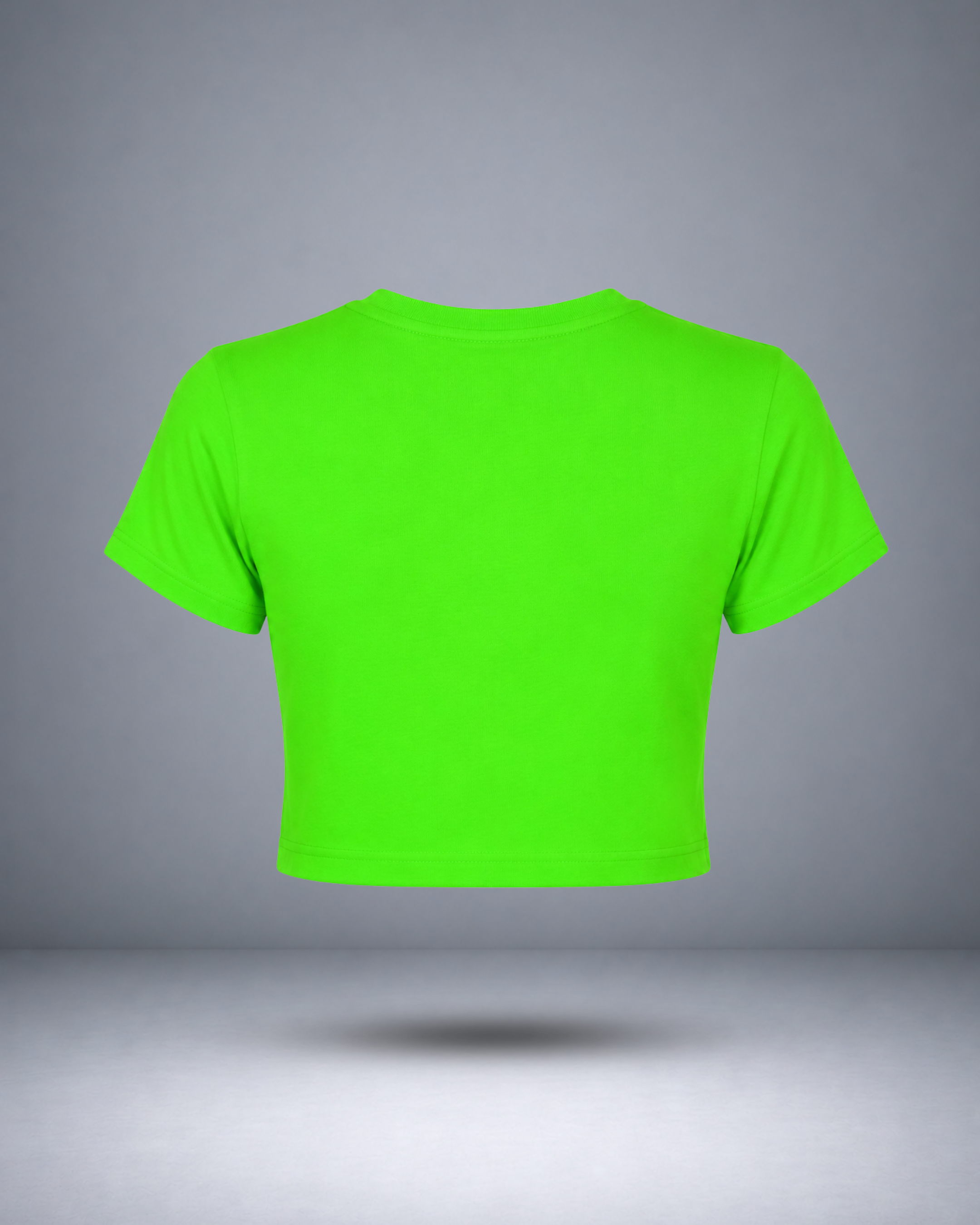 Women's Neon Green Crop Top