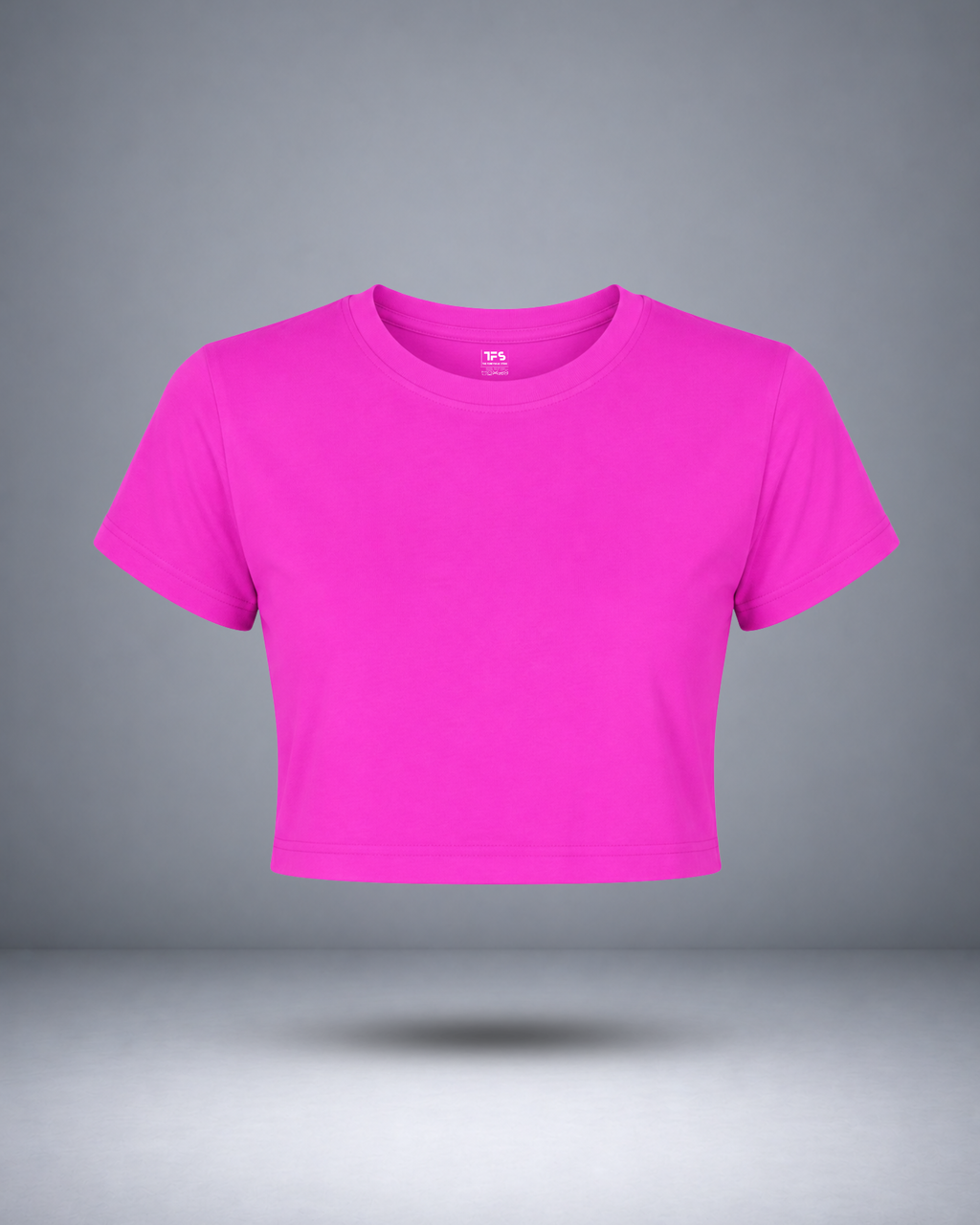 Women's Neon Pink Crop Top