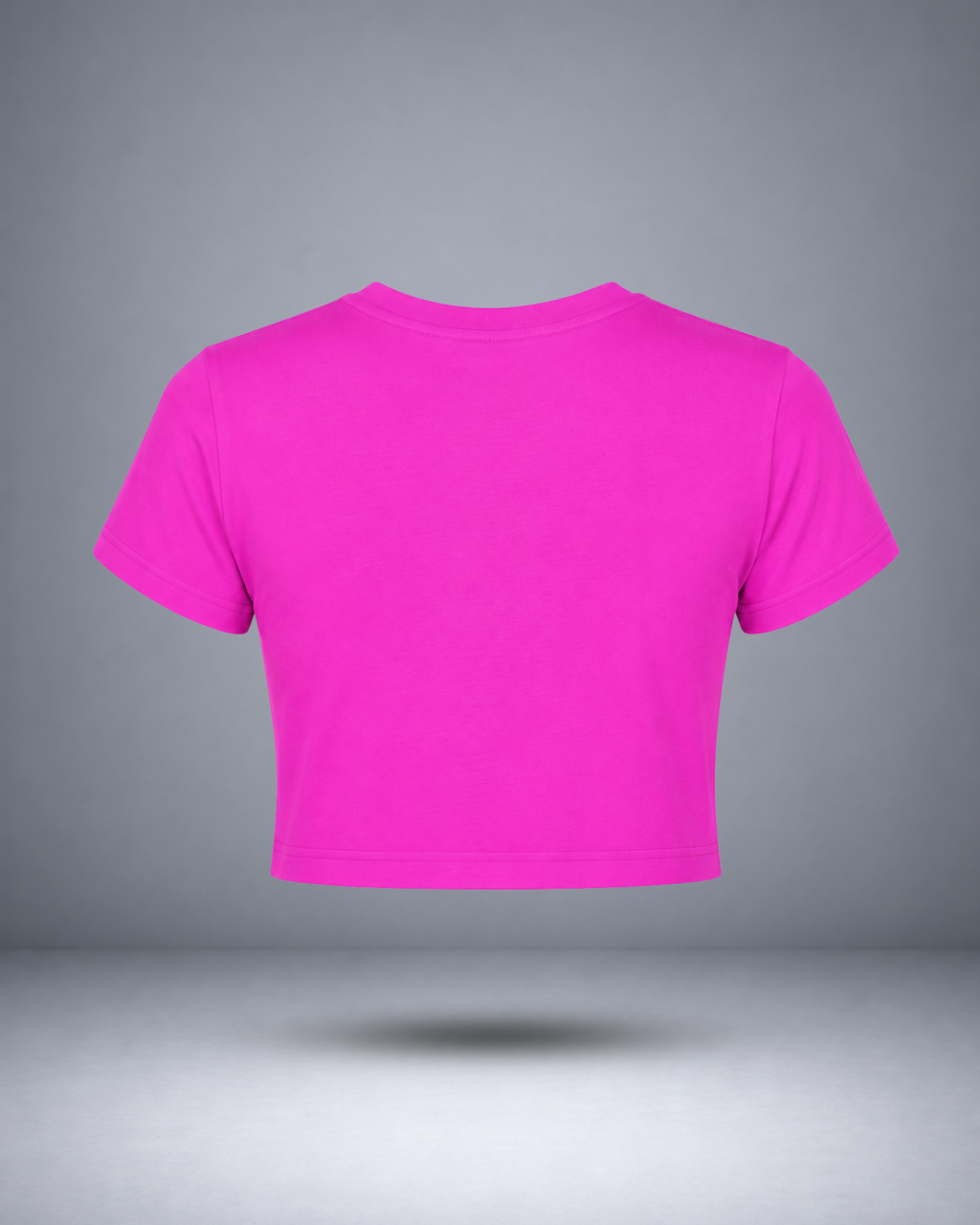 Women's Neon Pink Crop Top