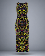 Women's Psychedelic Circus Bodycon Dress