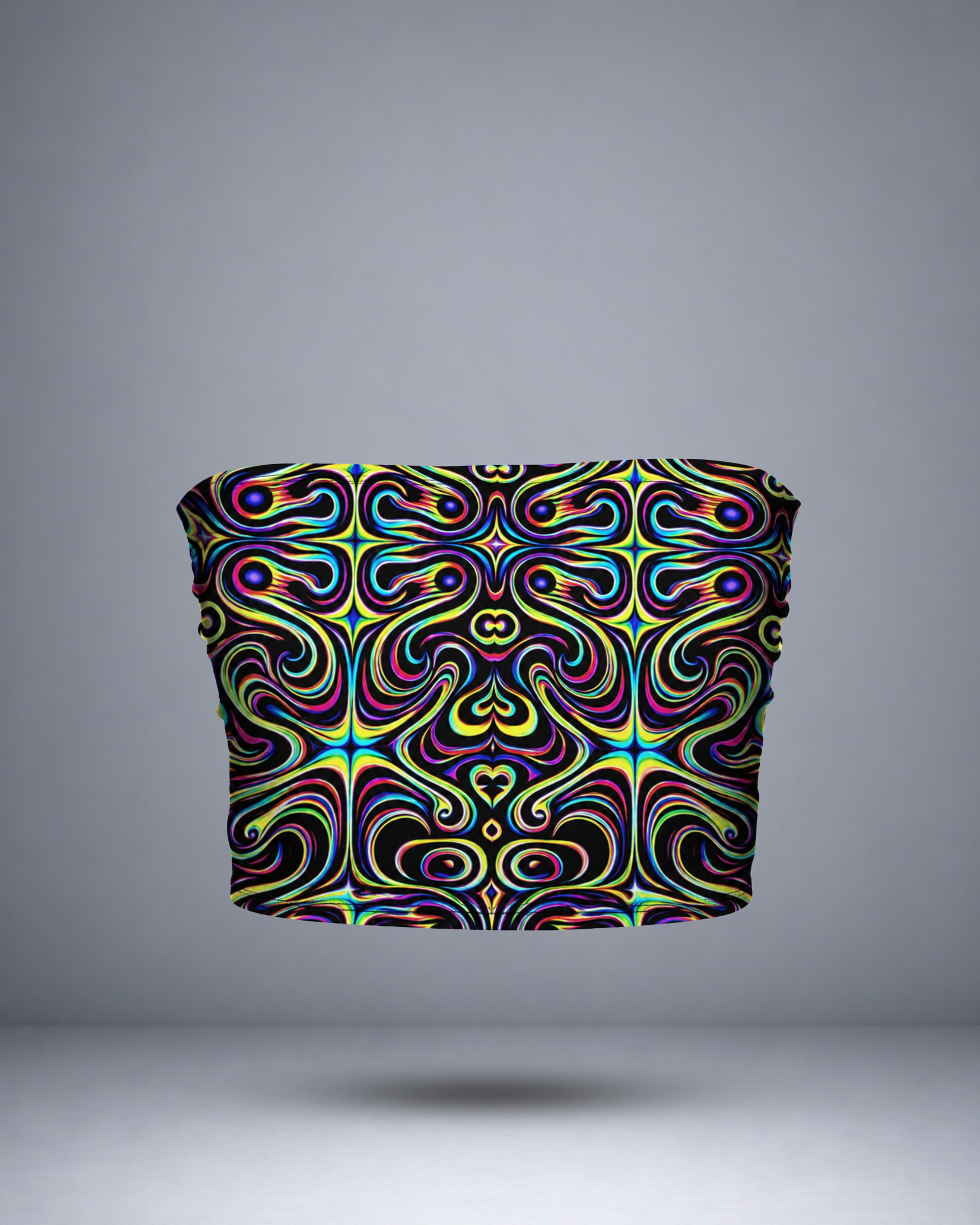 Women's Psychedelic Circus Tube Top