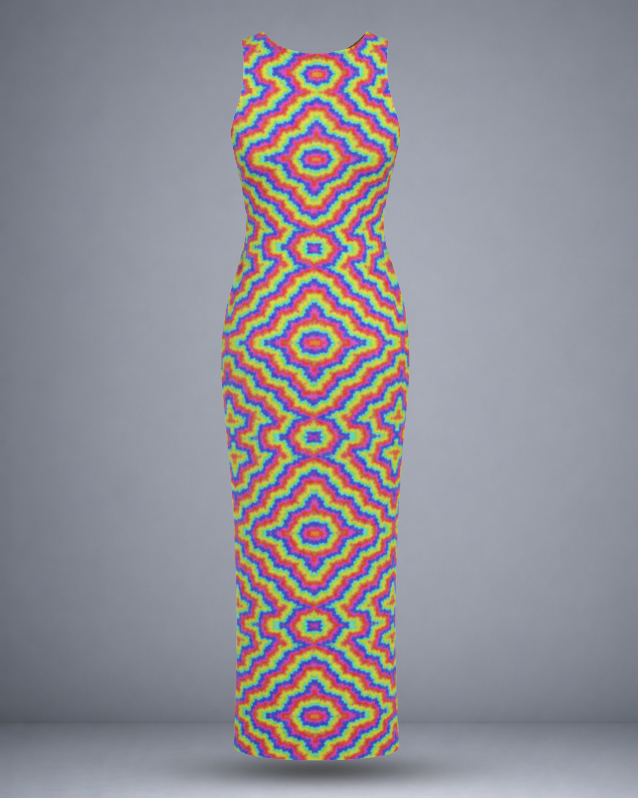 Women's Psychedelic Trip Bodycon Dress