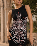 Women's Ritual Darkness Bodycon Dress