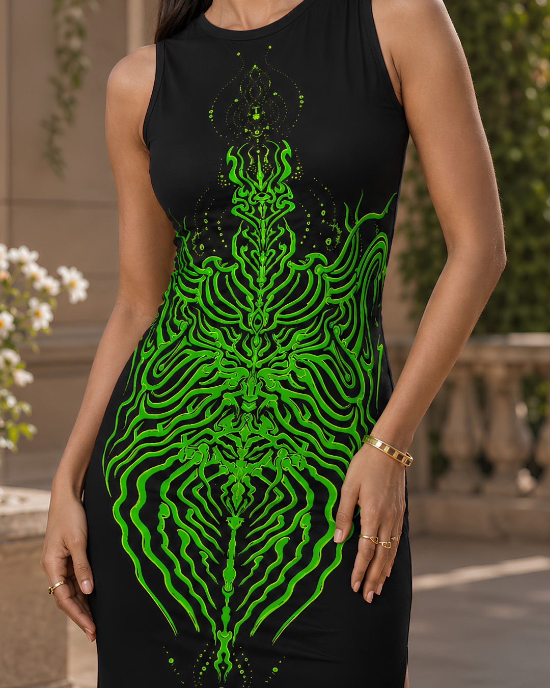 Women's Ritual Darkness Bodycon Dress