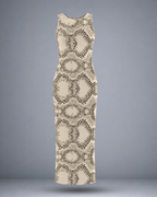 Women's SNAKE Maze Bodycon Dress