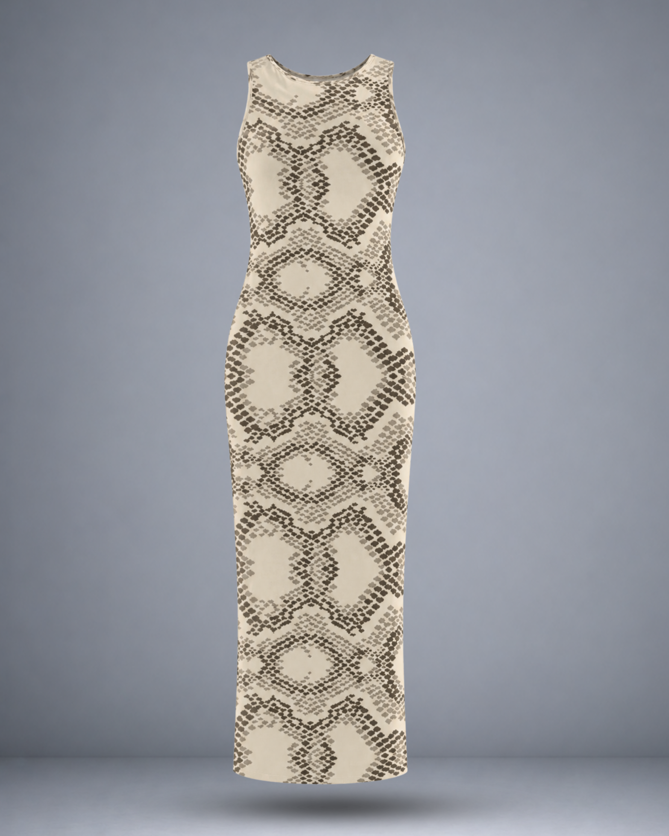Women's SNAKE Maze Bodycon Dress
