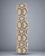 Women's SNAKE Maze Bodycon Dress