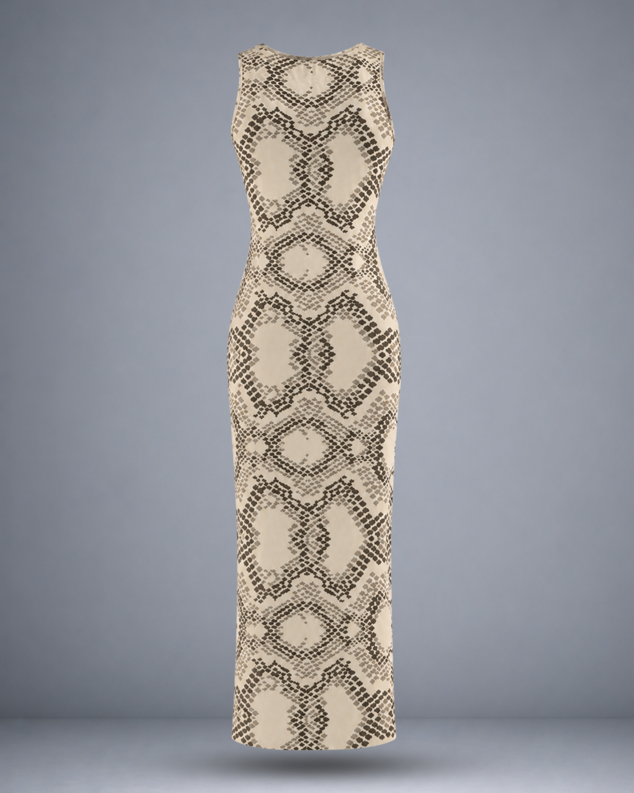 Women's SNAKE Maze Bodycon Dress