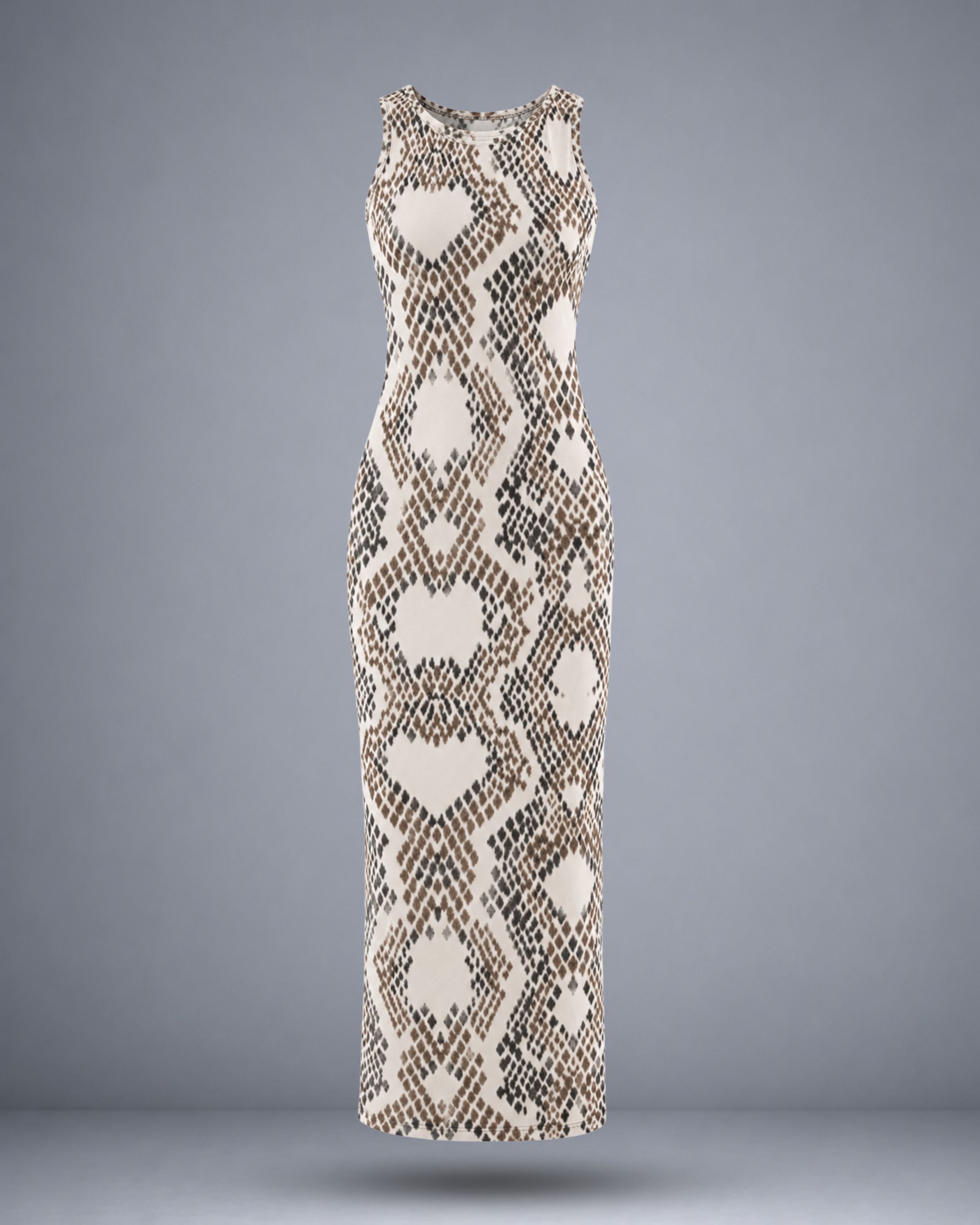 Women's Snake Serpent Bodycon Dress