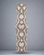 Women's Snake Serpent Bodycon Dress