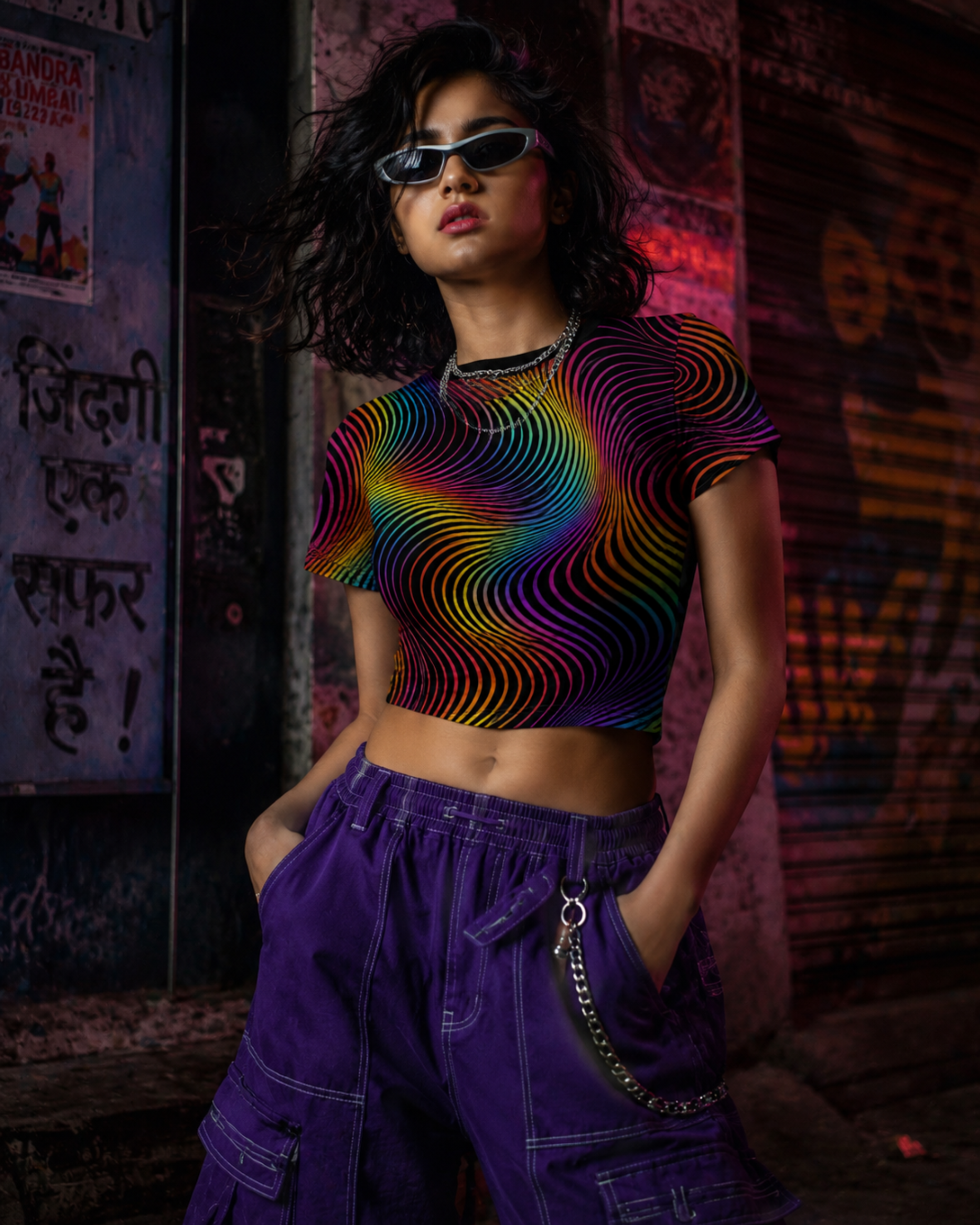 Women's Spectrum Crop Top