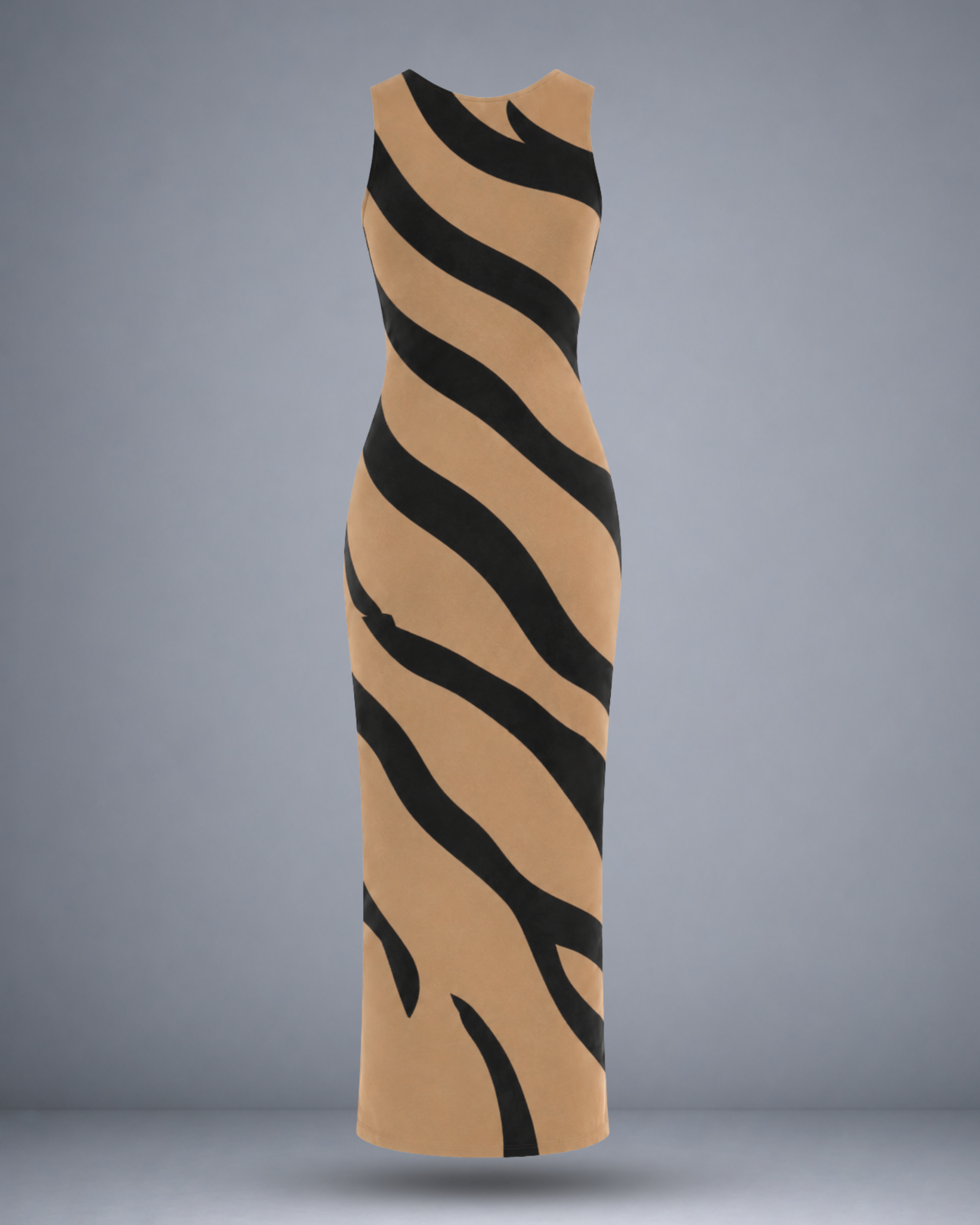Women's Tiger Maze Bodycon Dress