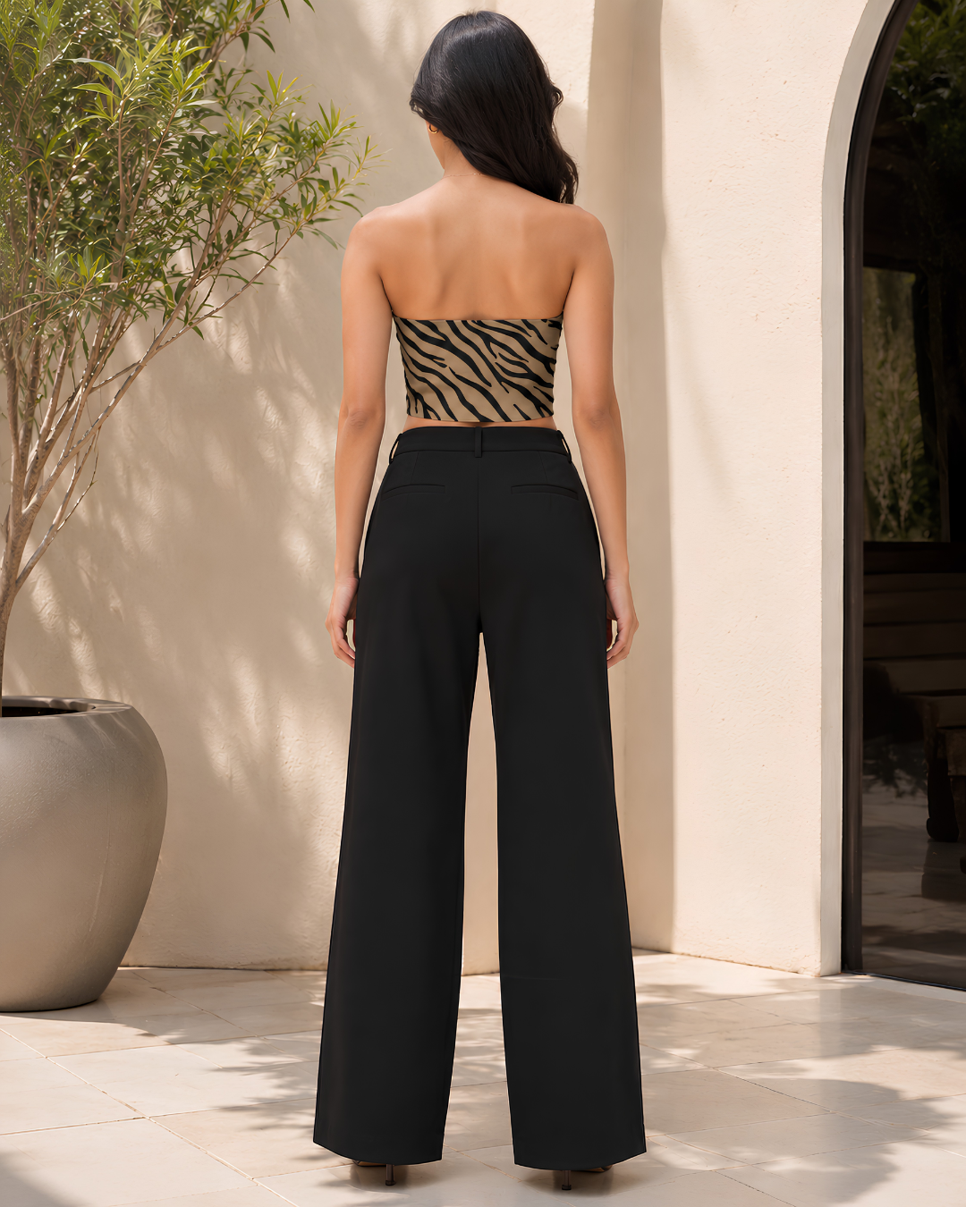 Women's Tiger Maze Tube Top