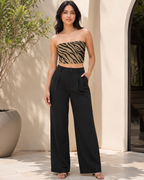 Women's Tiger Maze Tube Top