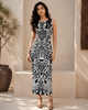 Women's Tribal Dark Energy Bodycon Dress