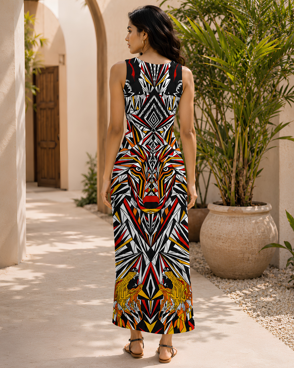 Women's Tribal Energy Bodycon Dress