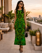 Women's Tribal Neon Energy Bodycon Dress