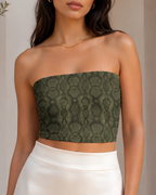 Women's Venomous Snake Maze Tube Top