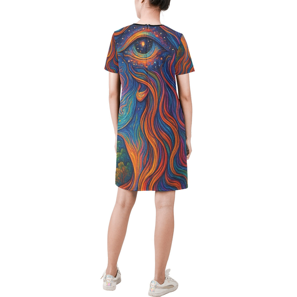 Women's Art Eye A line Dress