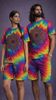 Unisex Kosmic Chakra Oversized T-shirt & Shorts Co-ord Set