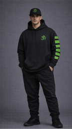 Unisex OM Oversized Hoodie & Classic Snapback Cap Combo Set