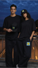 Unisex LSD Embroidery Sweatpants & Classic Snapback Cap Combo Set