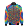 Unisex Kosmic Chakra Bomber Jacket
