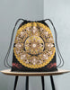 Unisex Floral Majesty Mandala Drawstring Bag