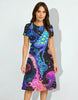 Women's Cosmic Mushroom A line Dress
