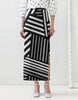 Women's Geometric Stripe Pencil Skirt