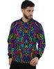 Unisex Psychedelic Colorplay Bomber Jacket