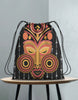 Unisex Tribal Spirit Drawstring Bag