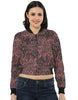 Women's Dark Matter Crop Bomber Jacket
