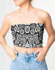 Women's Tribal Art Tube Top