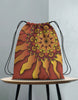 Unisex Mandala Sun Drawstring Bag