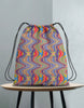 Unisex Wave Fusion Drawstring Bag