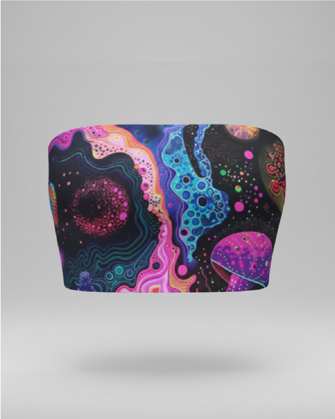 Women's Cosmic Mushroom Tube Top