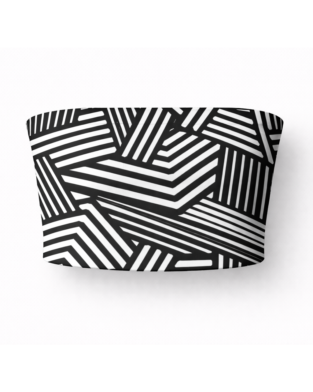 Women's Geometric Stripe Tube Top
