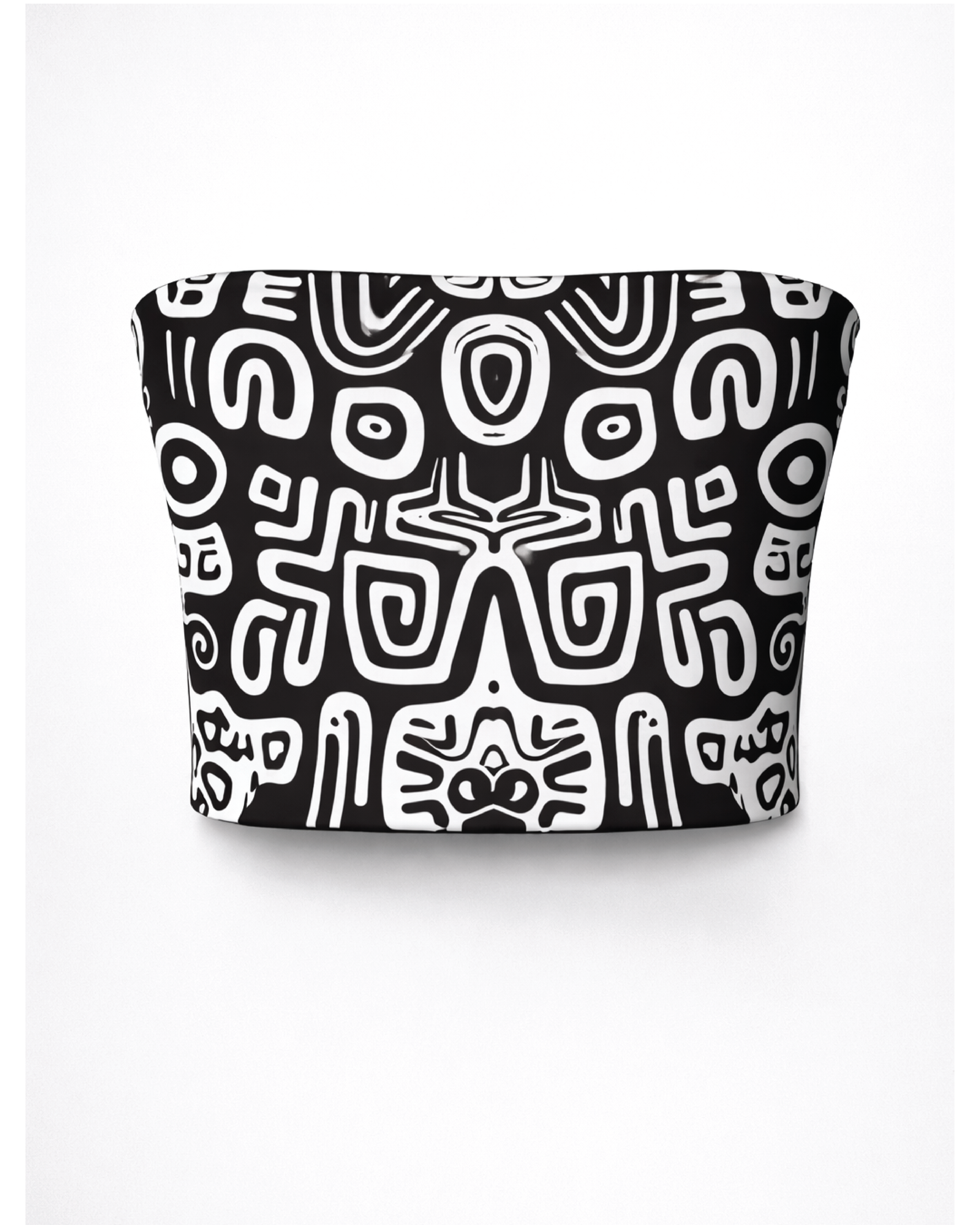 Women's Tribal Art Tube Top