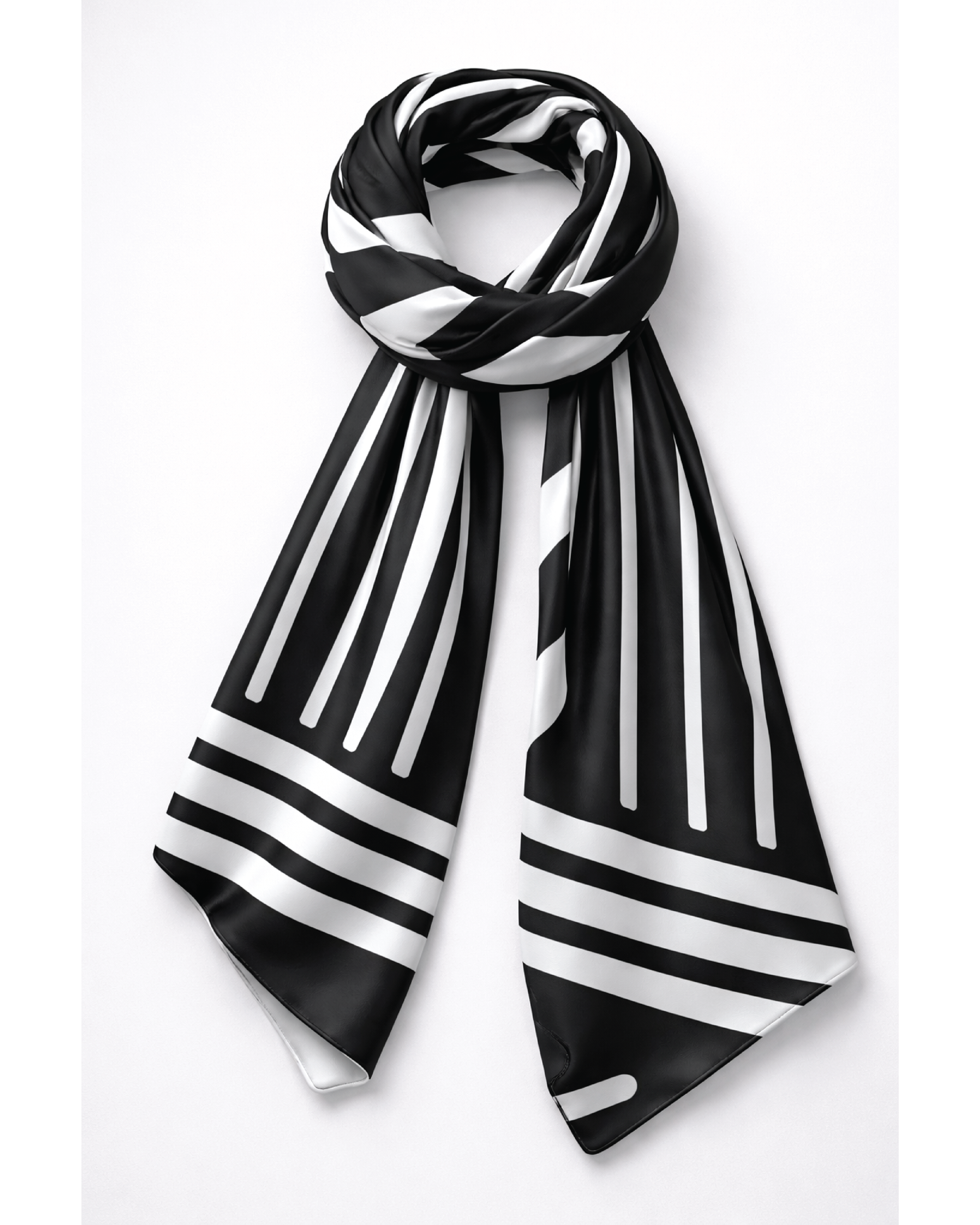 Unisex Geometric Stripe Stole