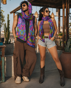 Unisex Mushroom Colors Stole