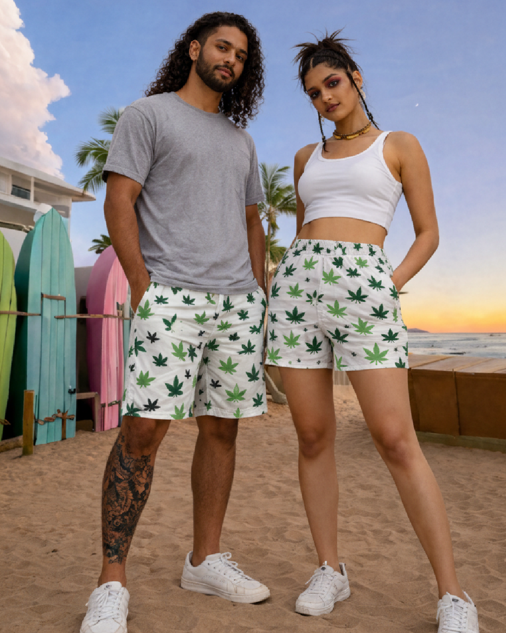 Unisex 420 Herb Shorts
