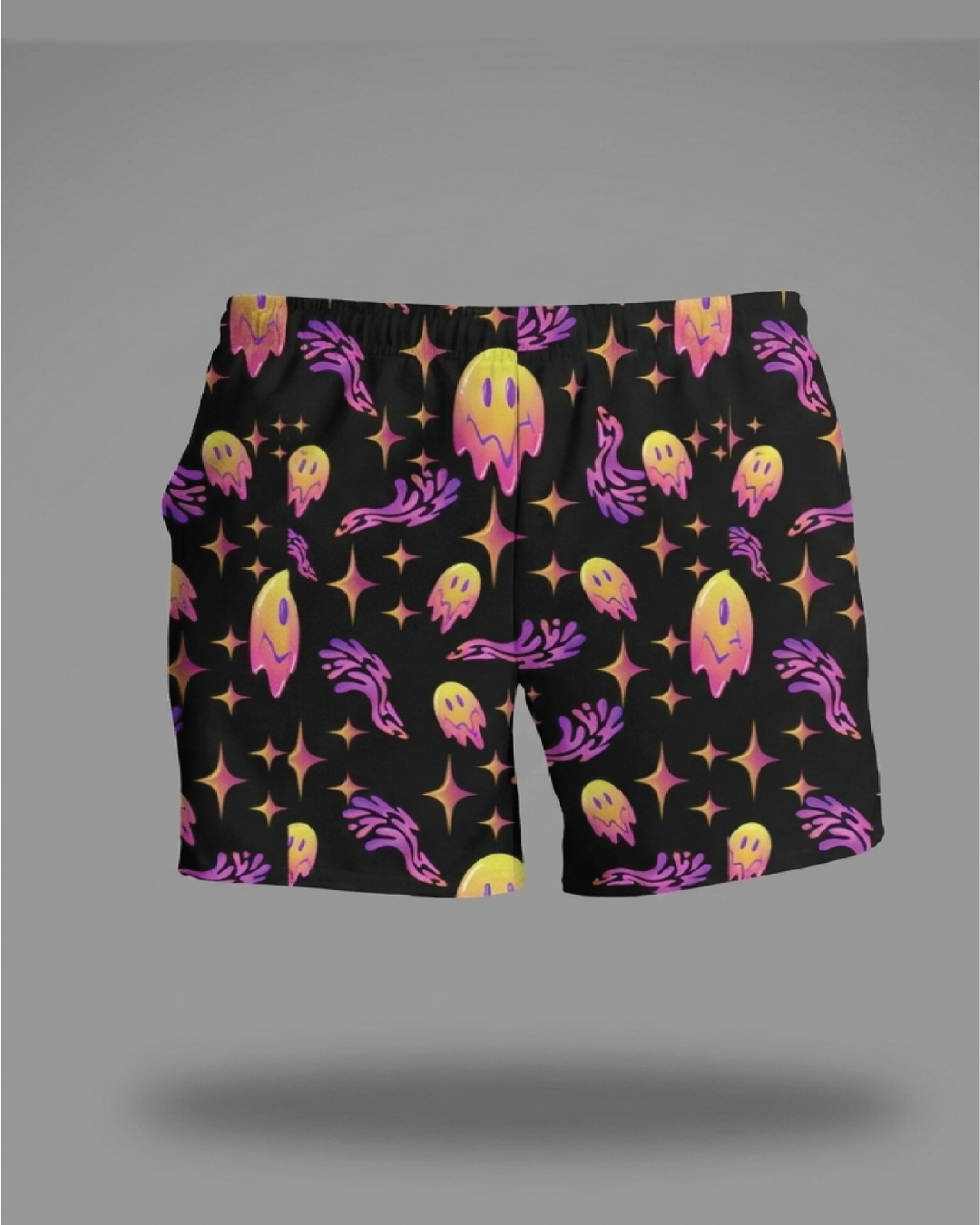 Unisex Acid Smiley Shorts