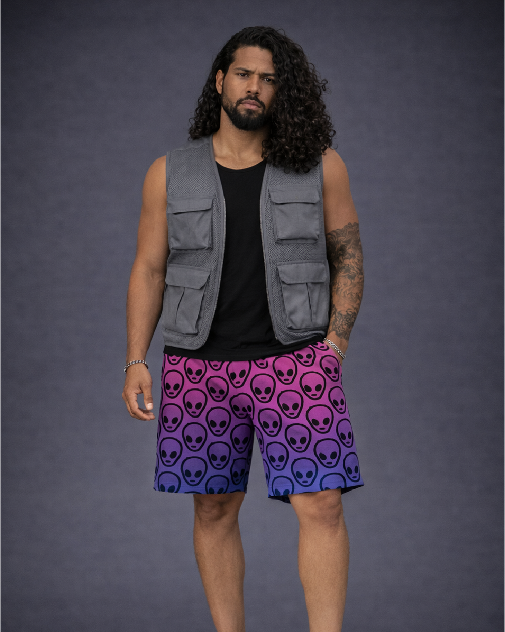 Unisex Alien Hue Shorts